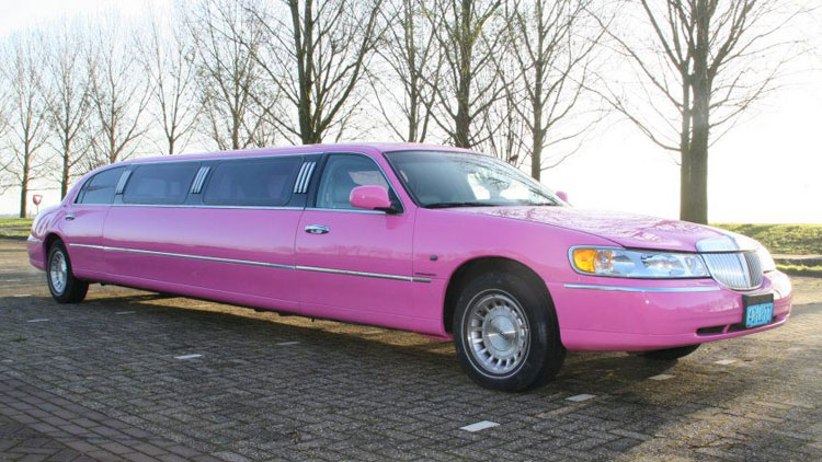 Roze limousine